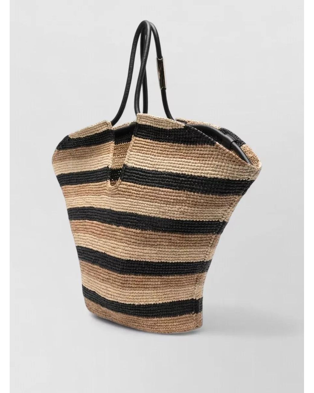 Zimmermann Natural Striped Raffia Beach Bag