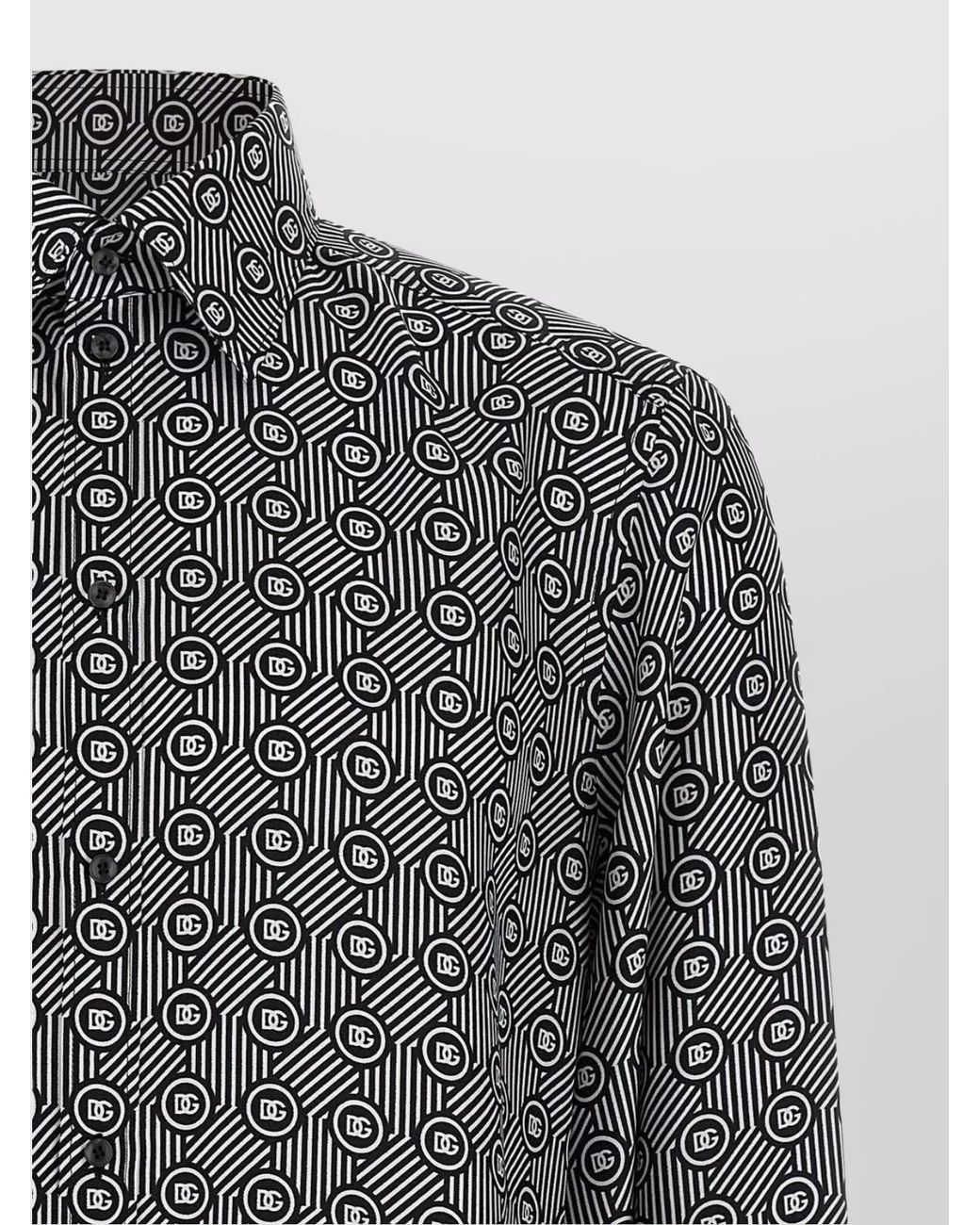Dolce & Gabbana Gray Dolce & Gabbana 'Private Wardrobe' Shirt for men