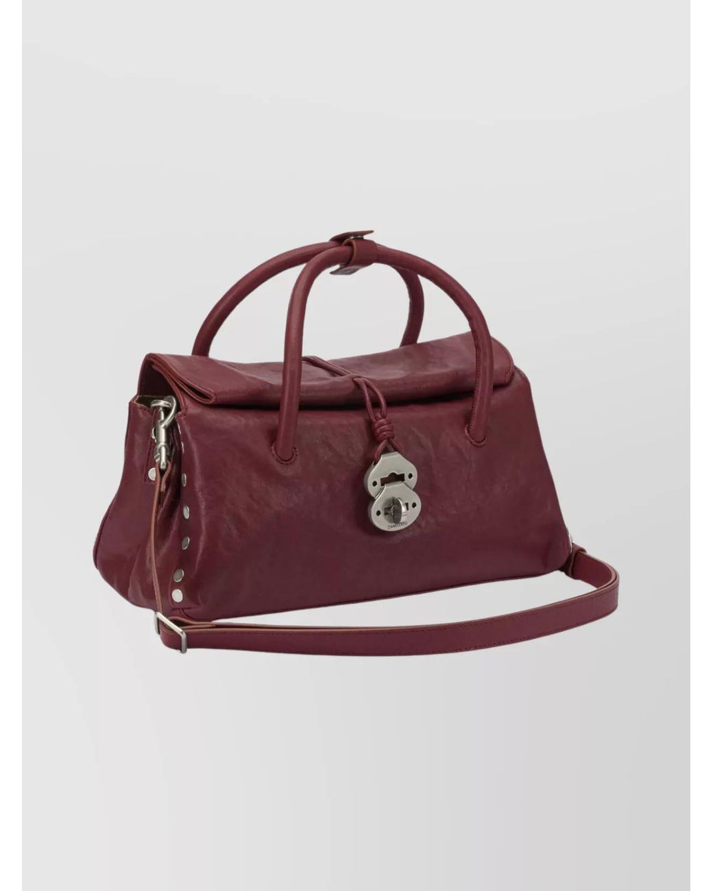 Zanellato Red Leather Shoulder Bag