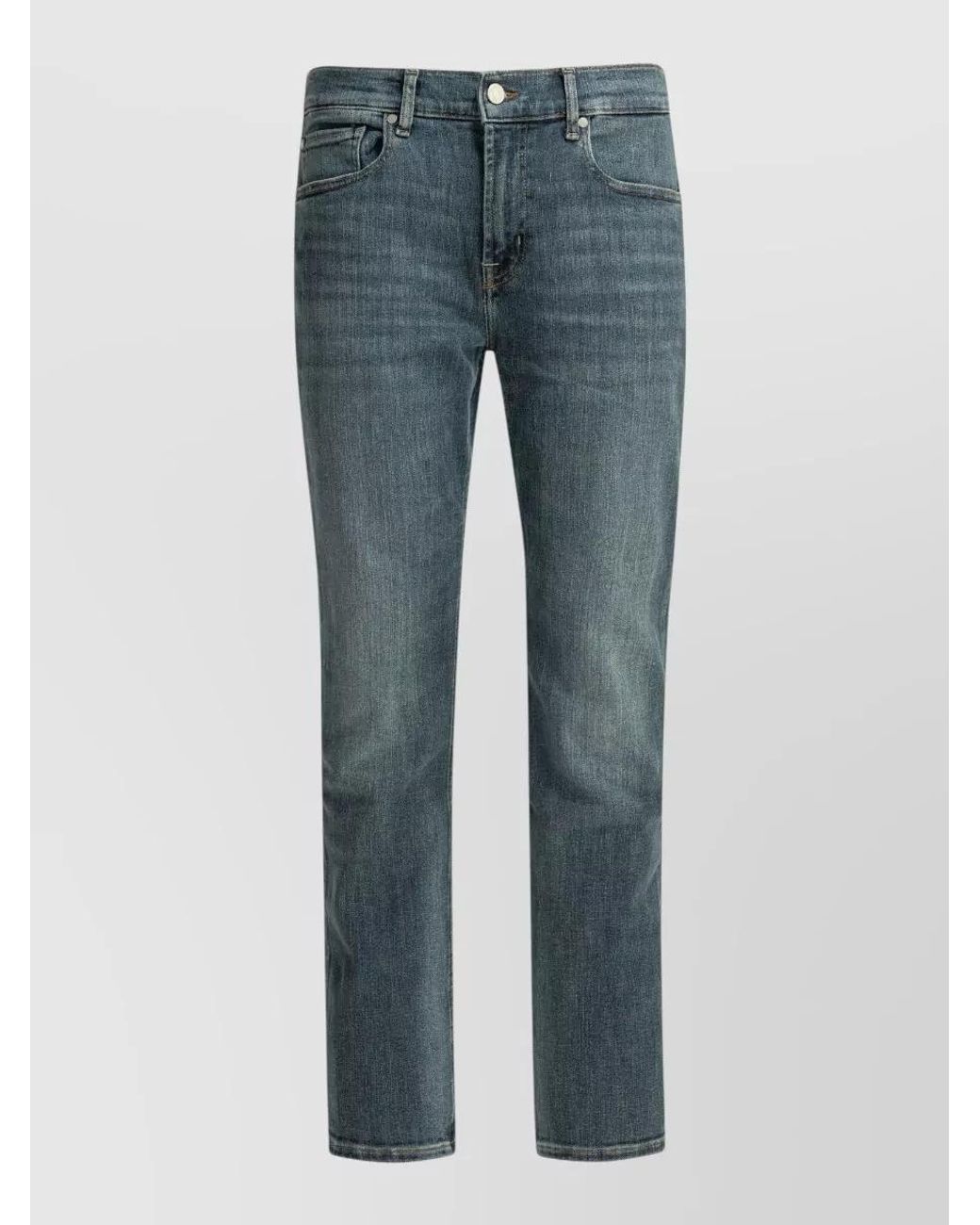 7 For All Mankind Blue Denim Jeans for men