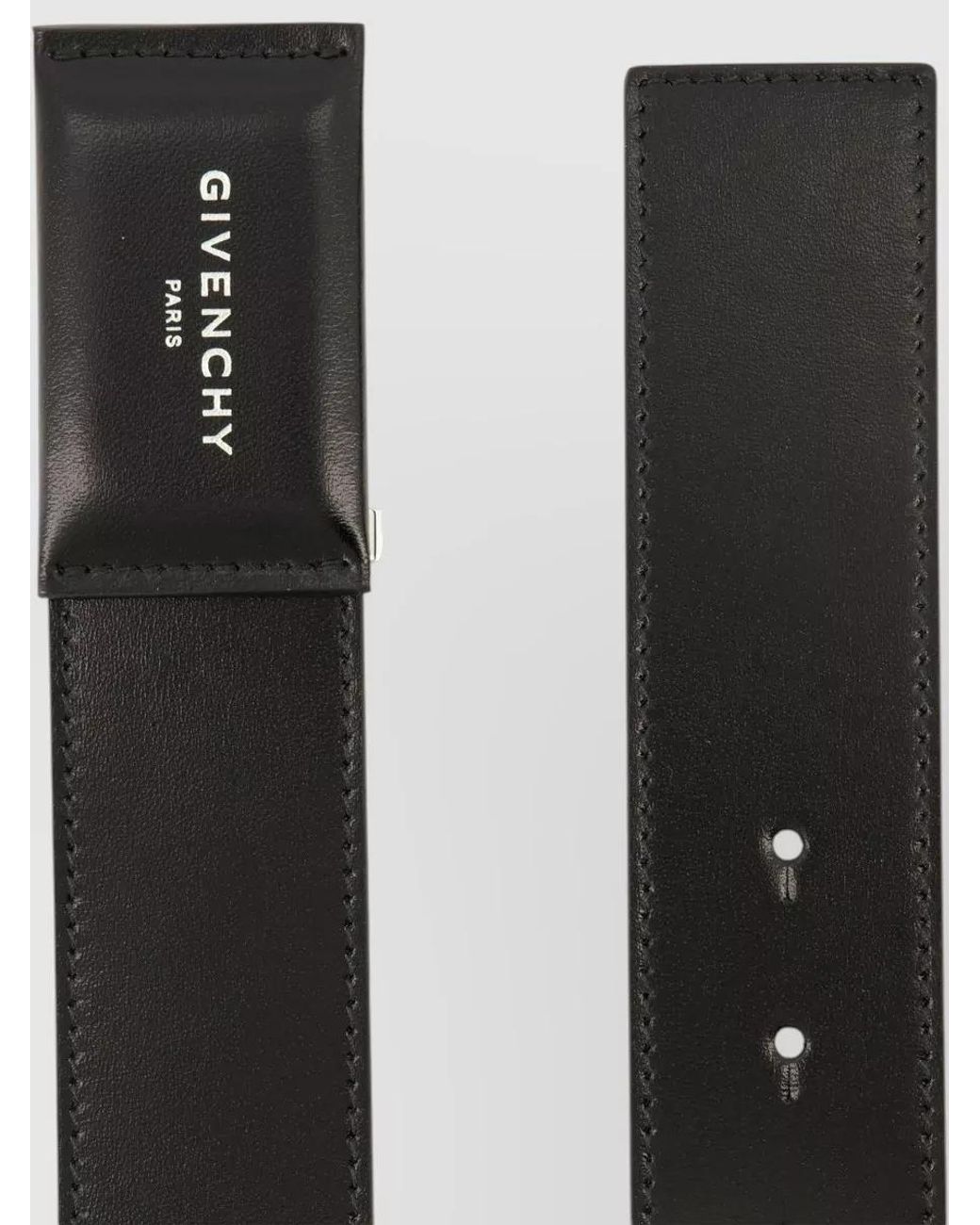 Givenchy White Calf Leather Antigona Belt for men