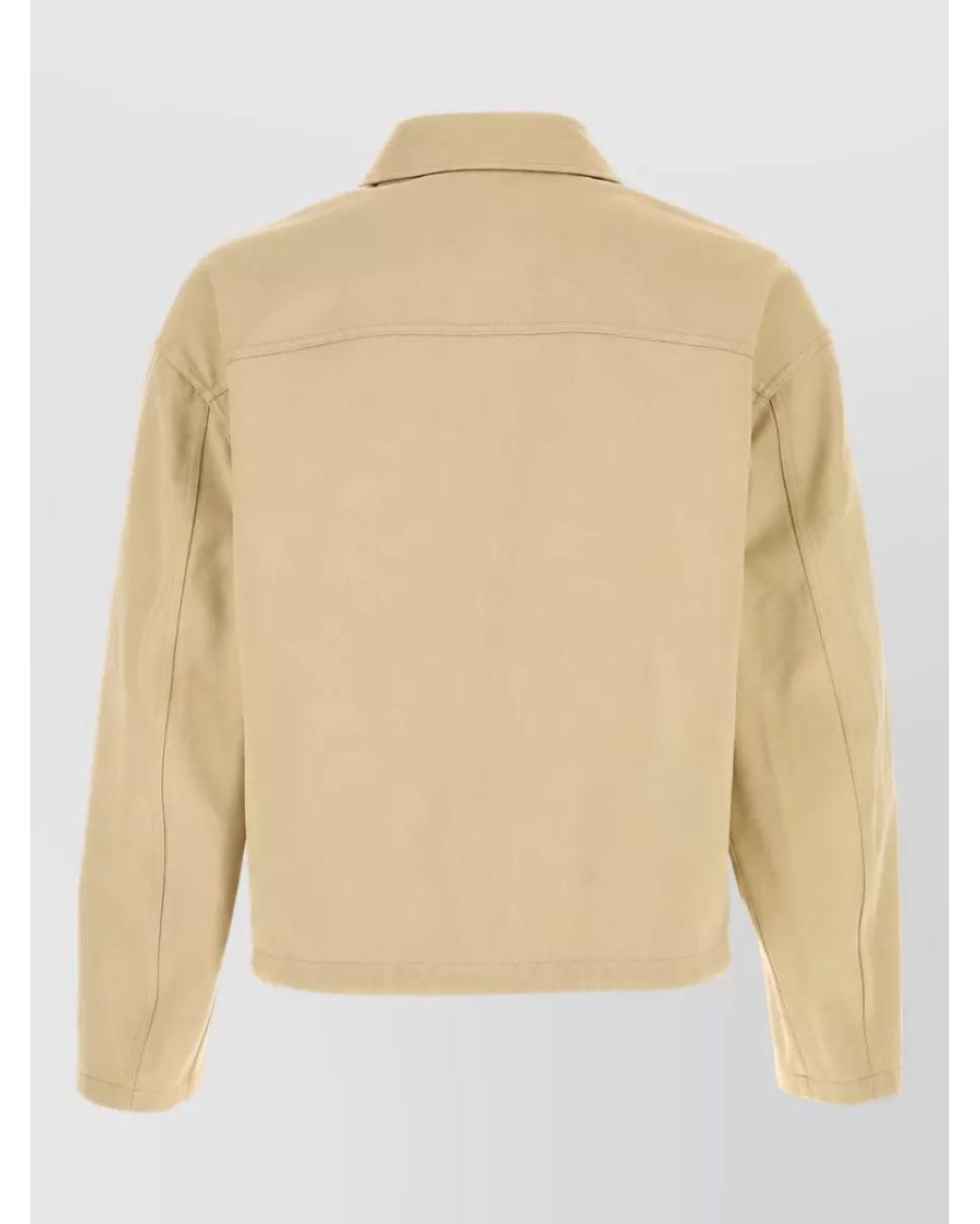 Loewe Natural Cotton Single Breasted Coat for men
