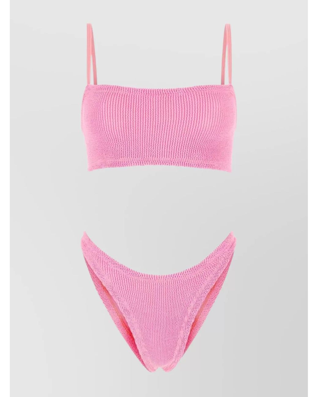 Hunza G Pink Crinkle Bikini