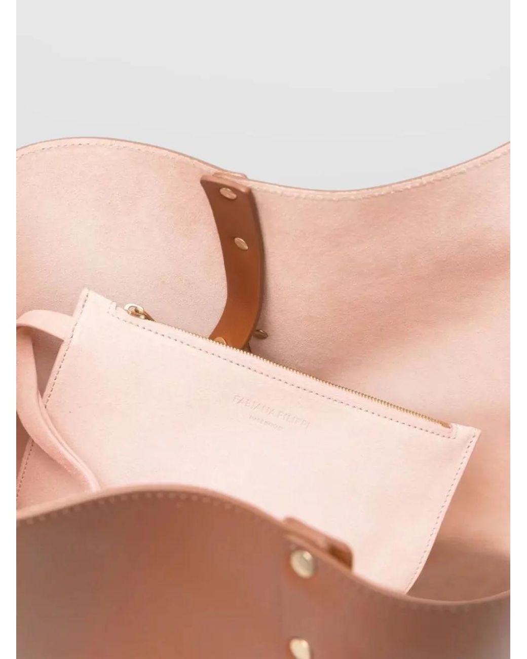 Fabiana Filippi Brown Leather Shoulder Bag