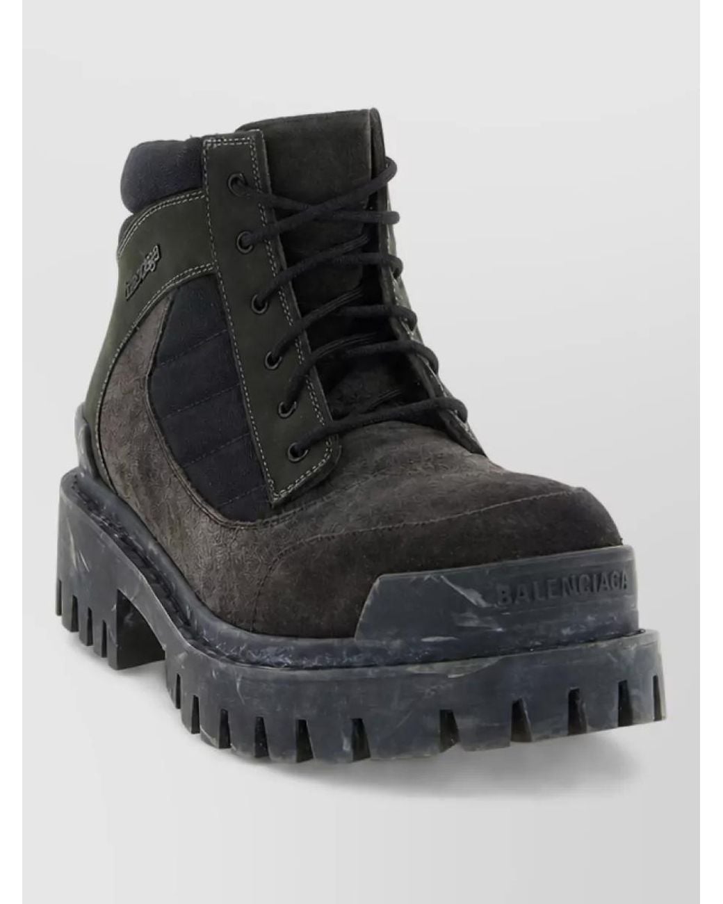 Balenciaga Black Calfskin Ankle Boots for men