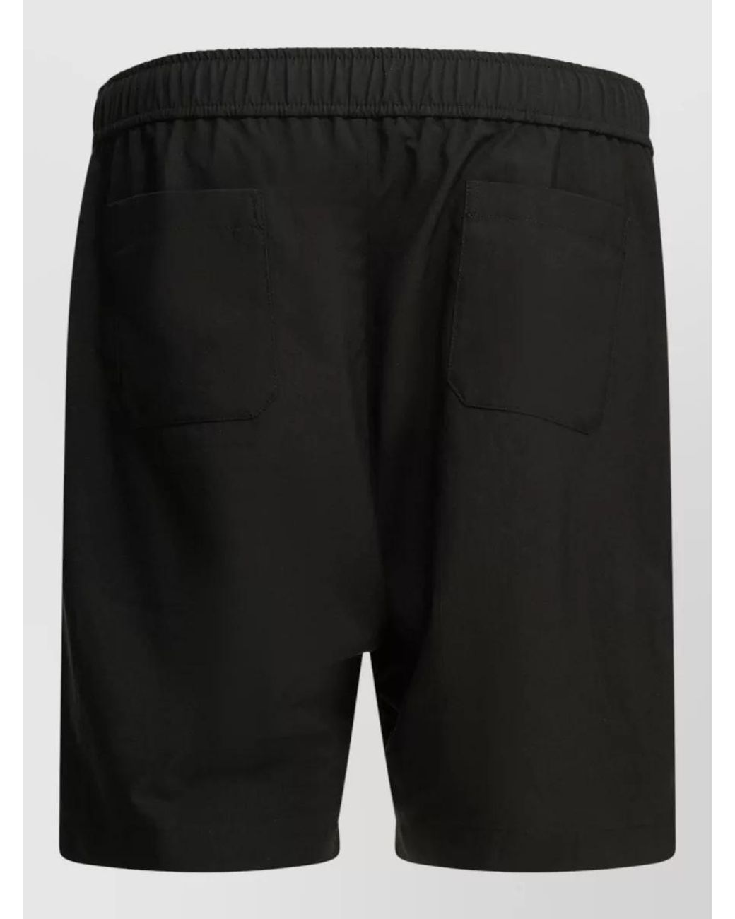 Givenchy Black Logo Shorts Side And Back Pockets for men