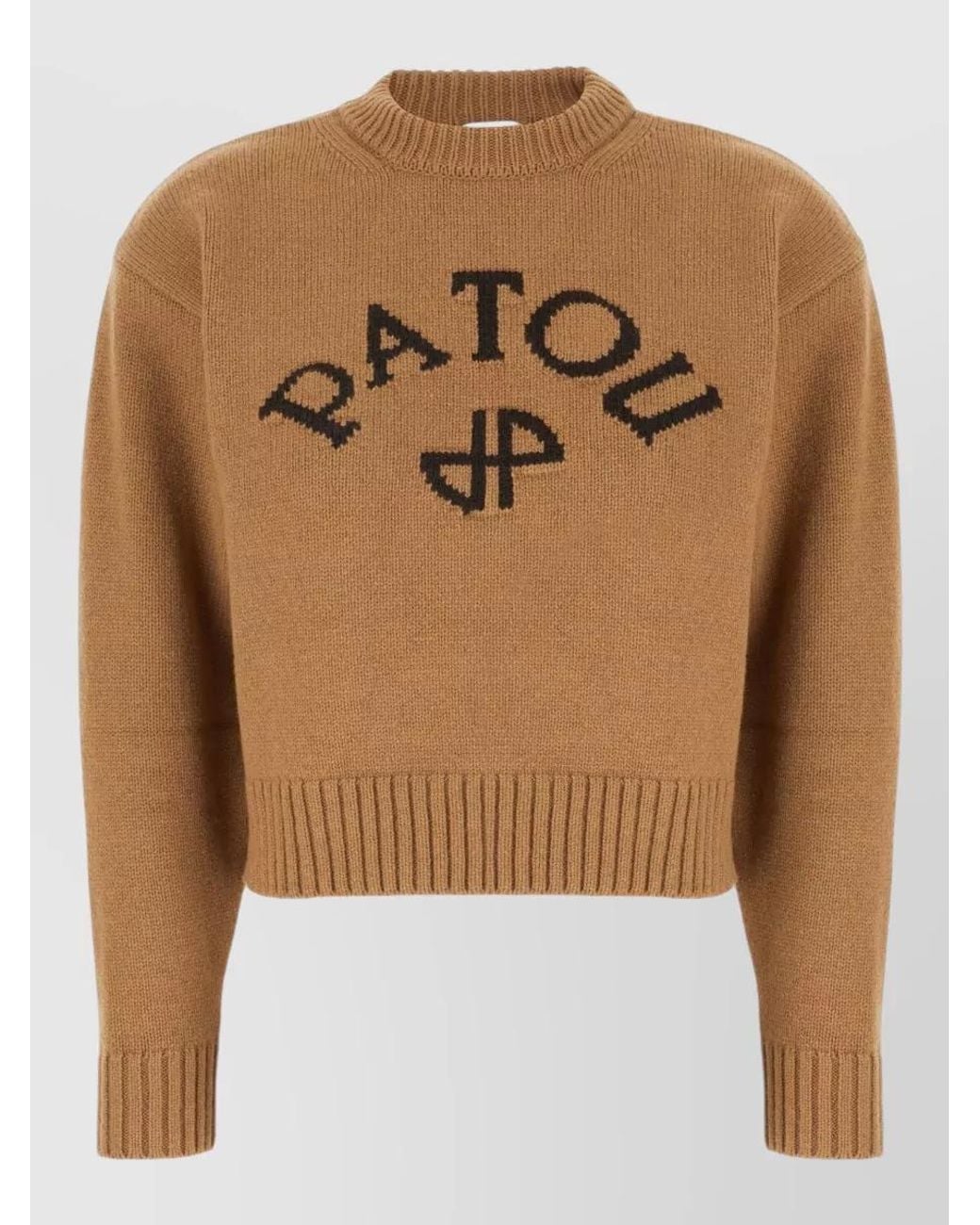 Patou Brown Wool Cashmere Sweater