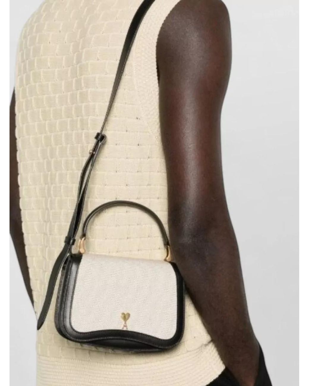 AMI Black Shoulder Bag