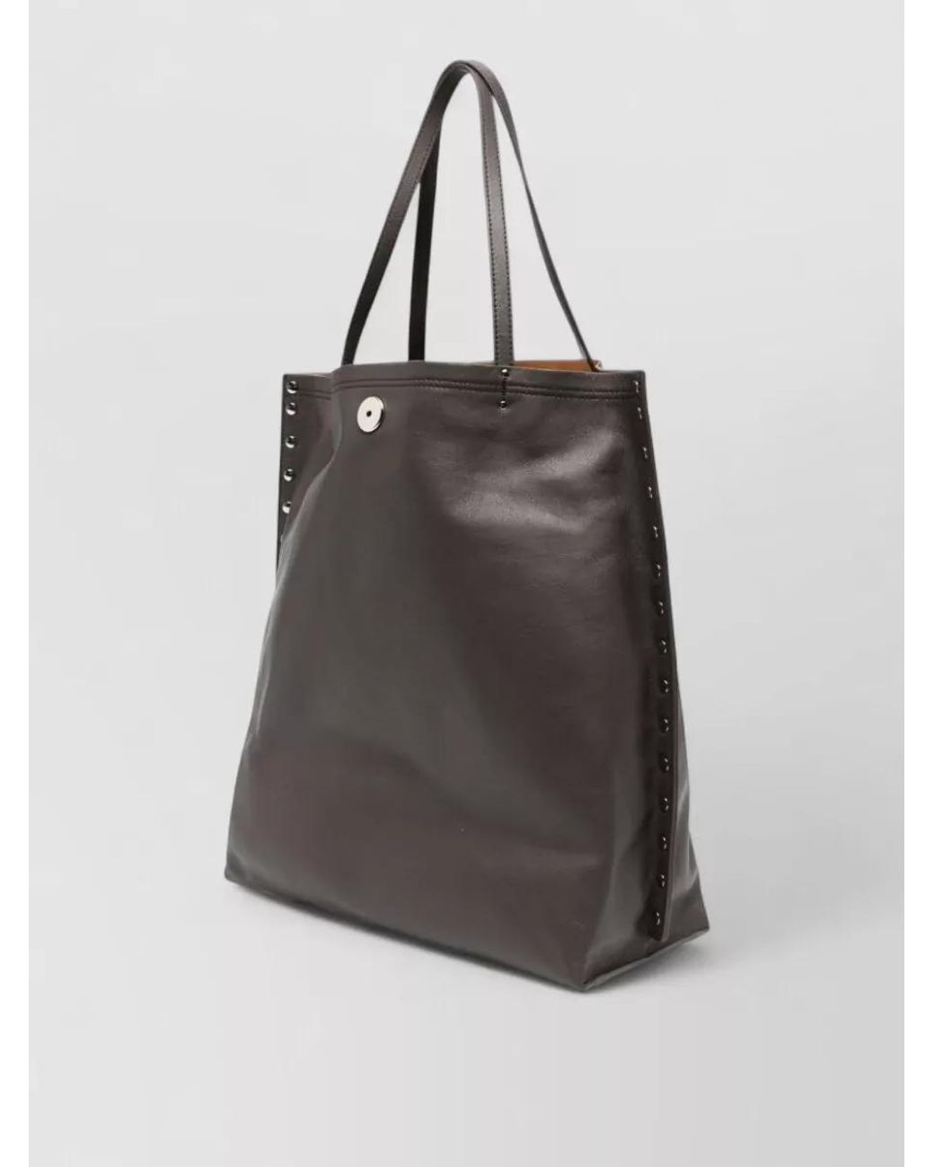 Zanellato Black Calf Leather Studded Shoulder Bag