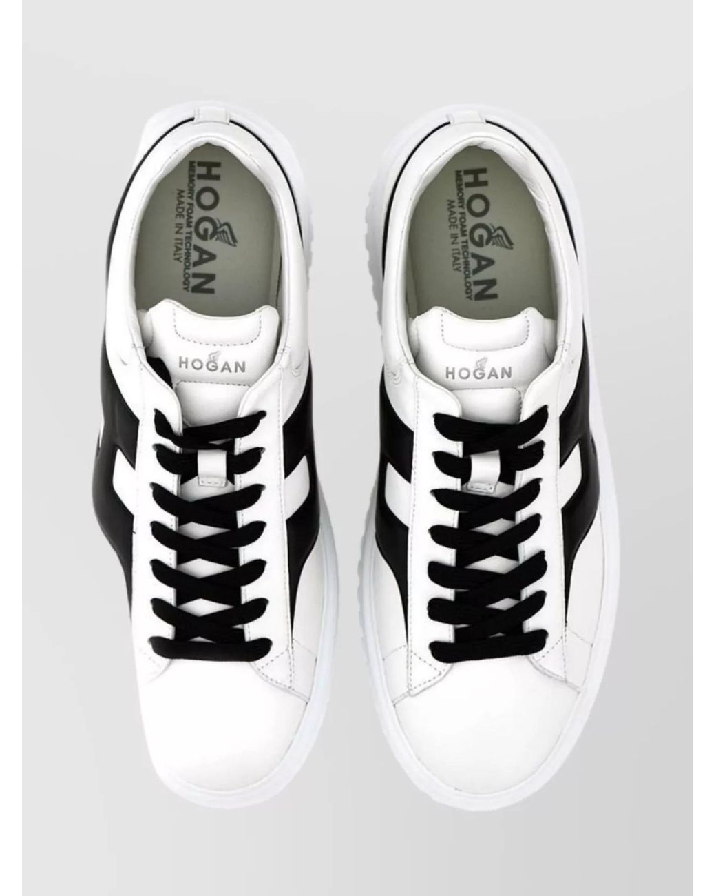Hogan Metallic Leather Low-Top Sneakers for men