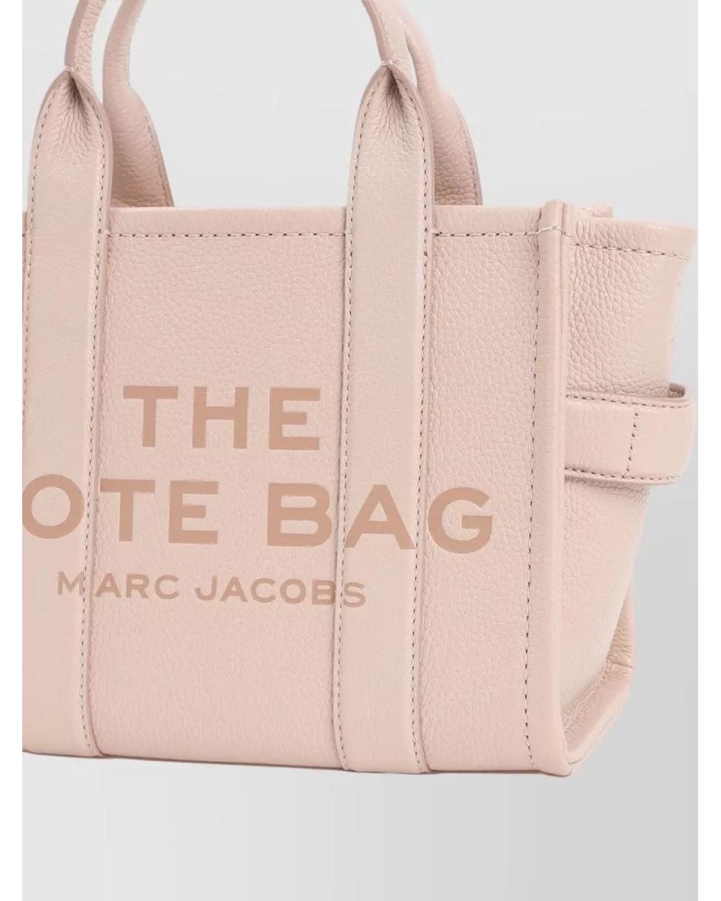 Marc Jacobs Pink The Tote Bag Small Leather Tote Bag