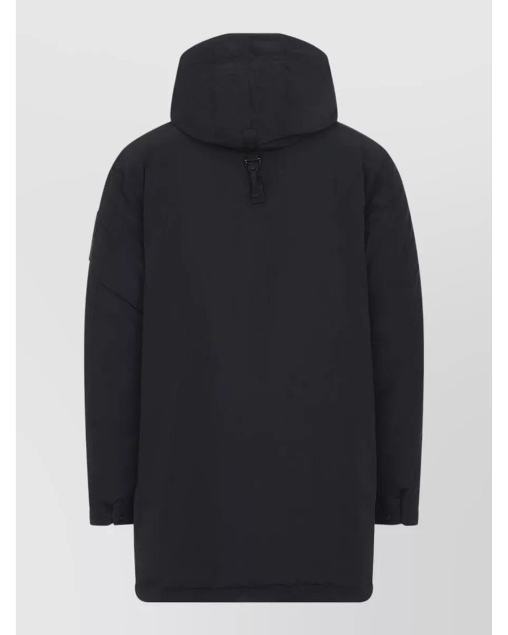 Stone Island Blue Down Long Padded Parka for men