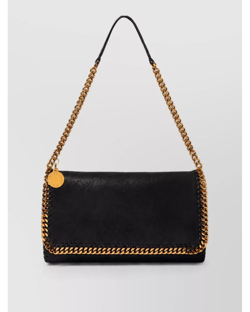 Stella McCartney Black Falabella Clutch Bag