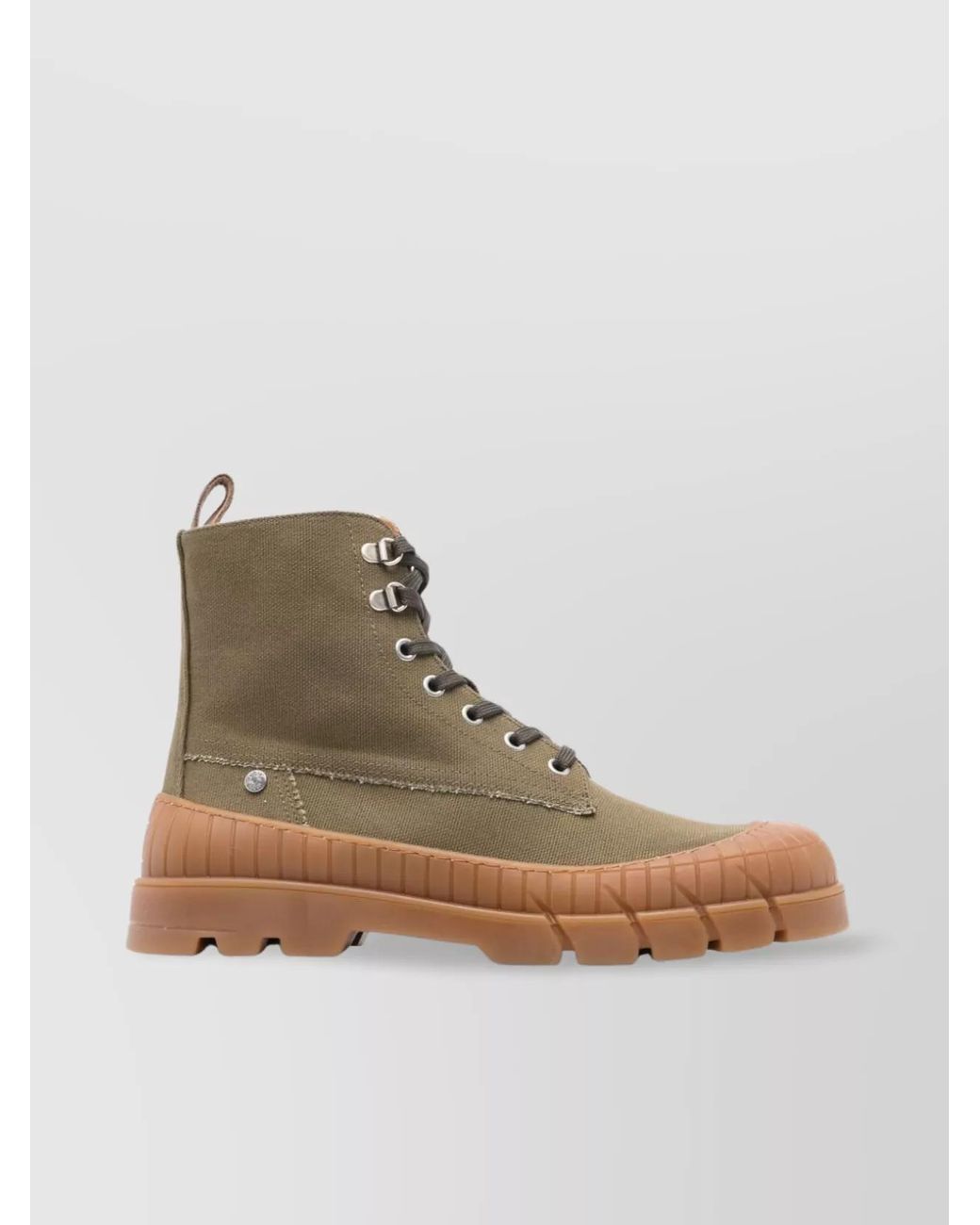 KENZO Natural Lace-Up Ankle Boots for men