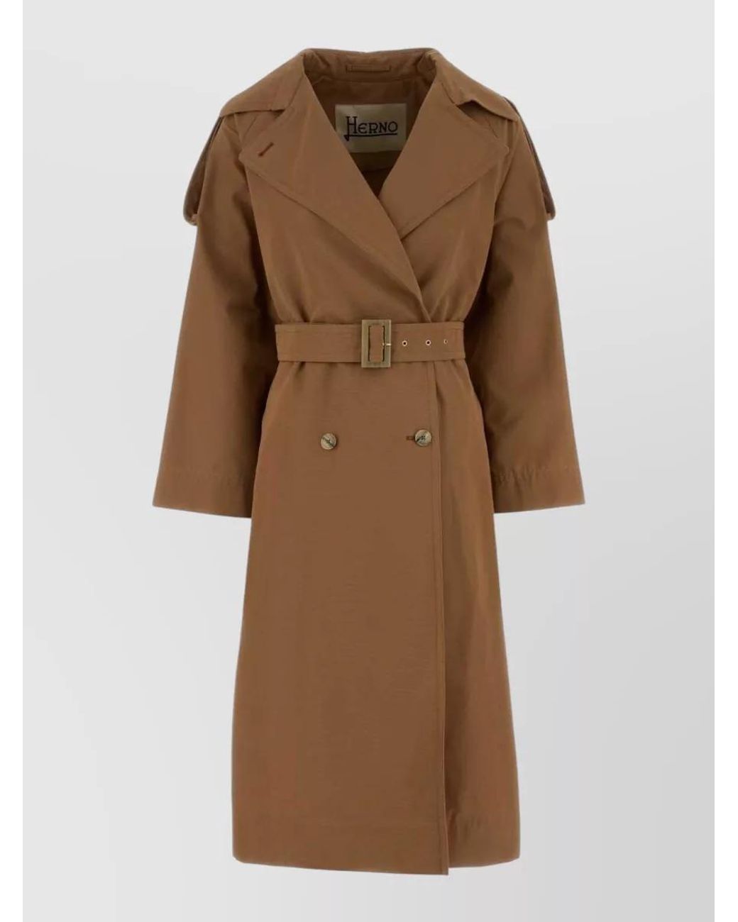 Herno Brown Trench Coat