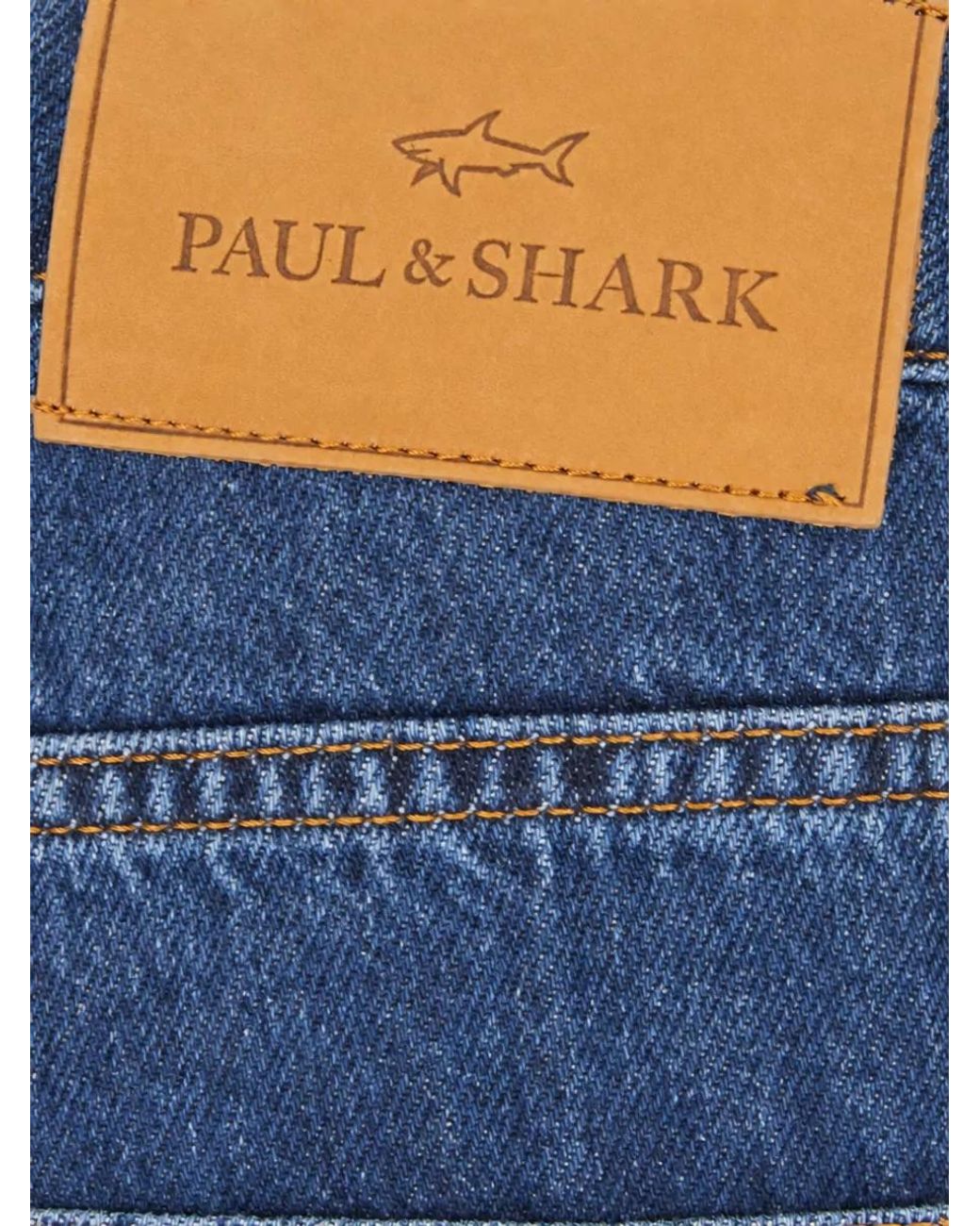 Paul & Shark Blue Denim Straight-Leg Jeans for men