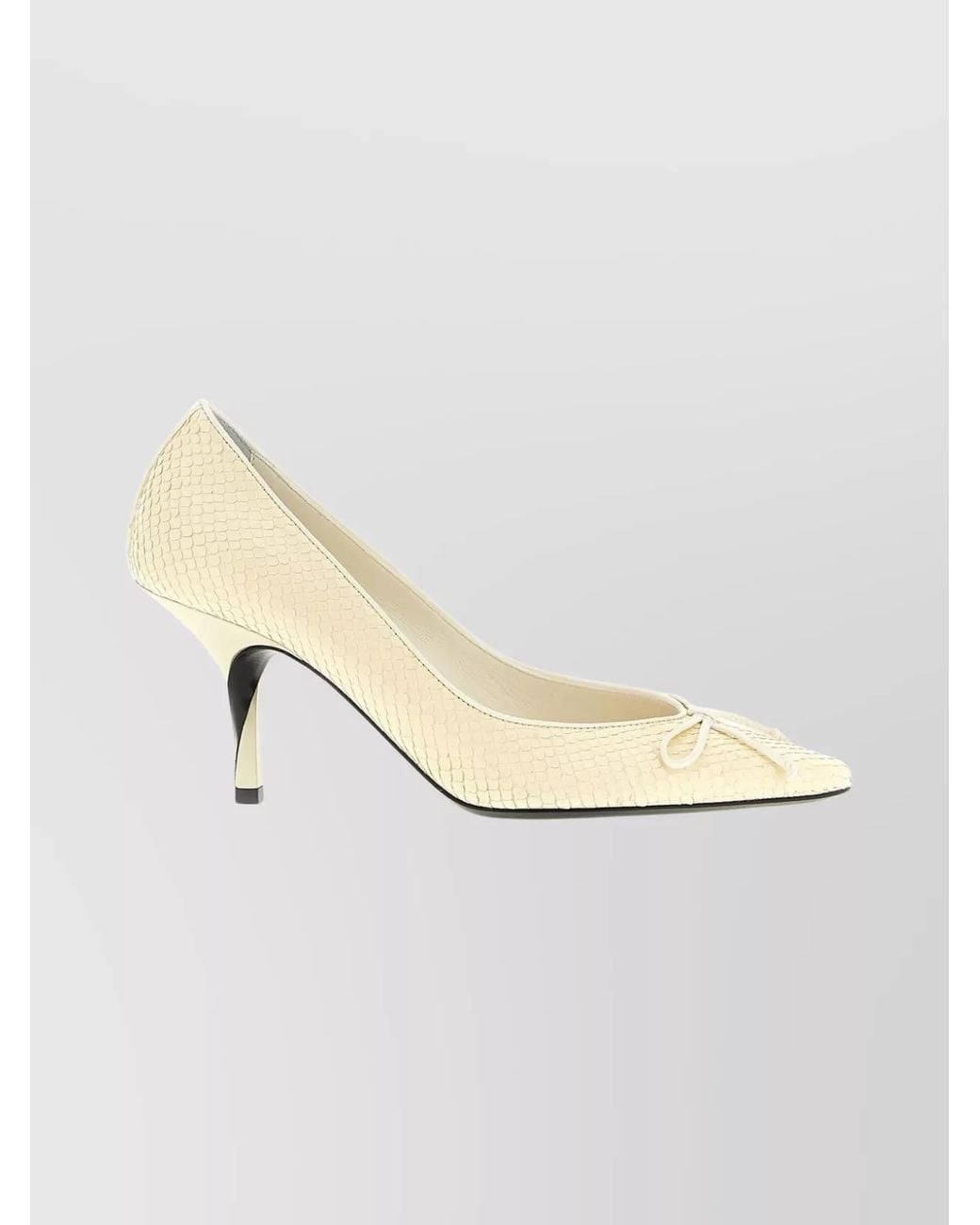 Jacquemus Natural Leather Embossed Pumps
