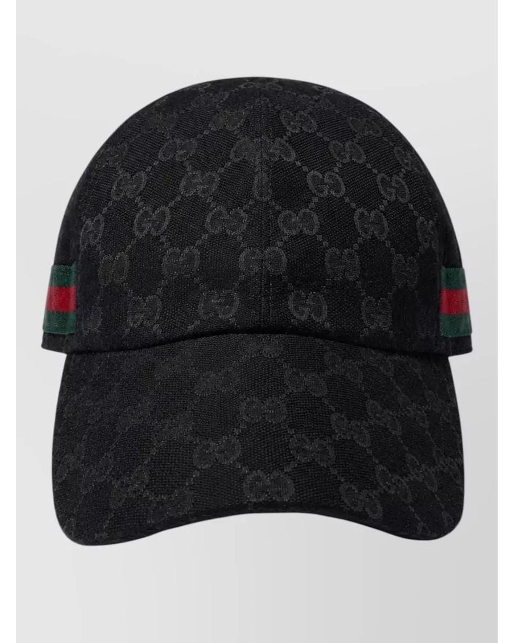 Gucci Black Gg Canvas Baseball Cap for men