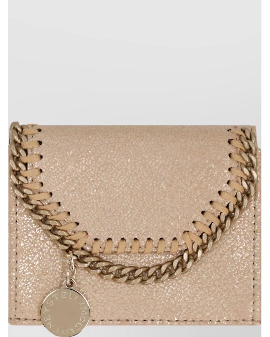 Stella McCartney Natural Tri-Fold Wallet