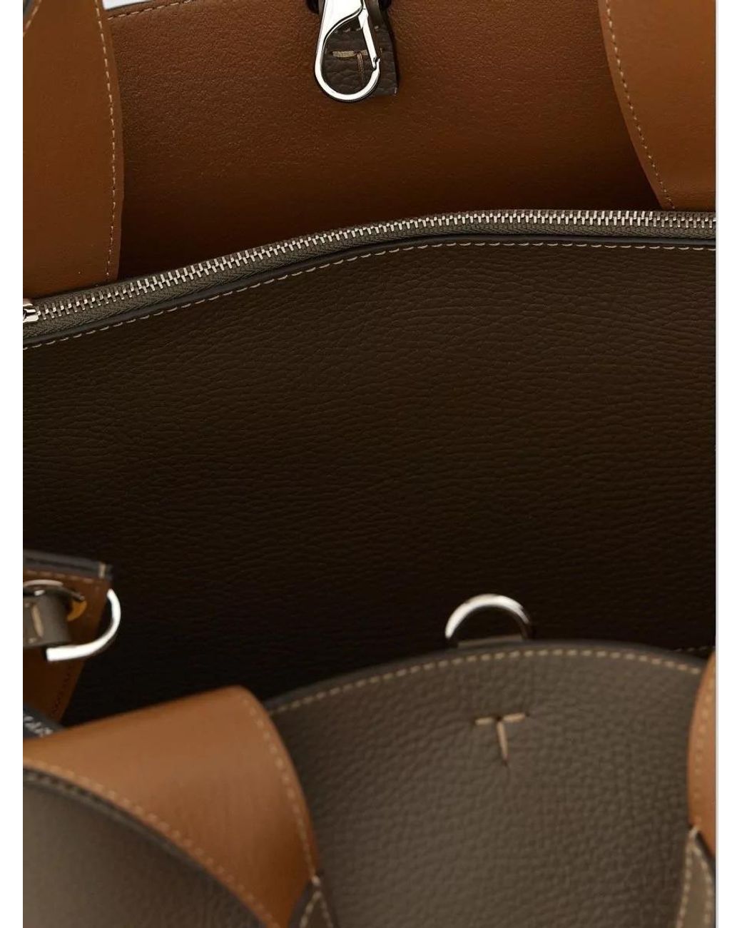 Tod's Brown Bucket Small Leather Tote Bag
