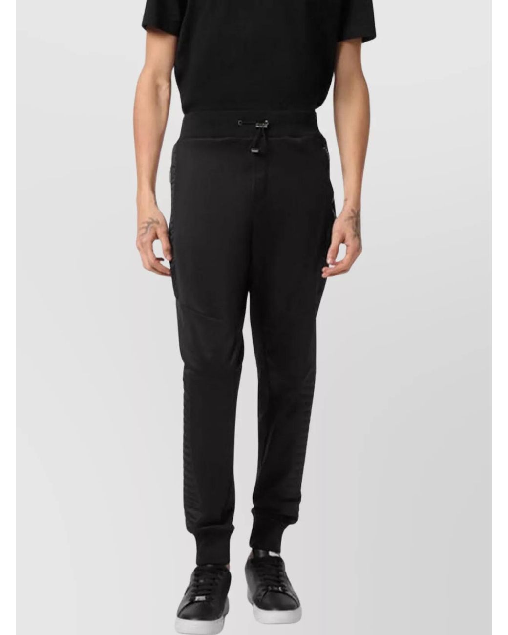 Philipp Plein Black Track Pants for men