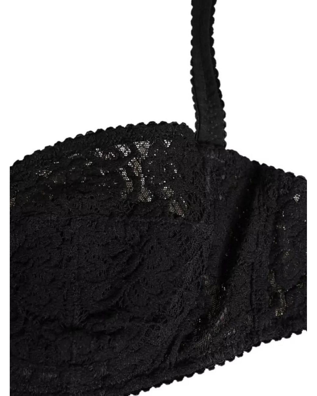 Dolce & Gabbana Metallic Lace Underwire Bra