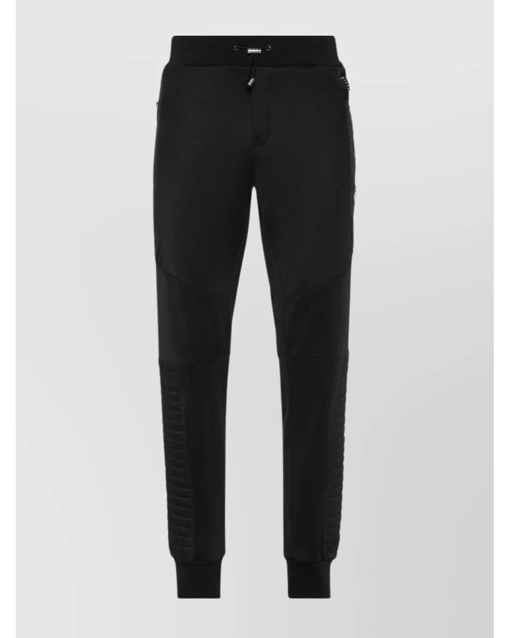 Philipp Plein Black Track Pants for men
