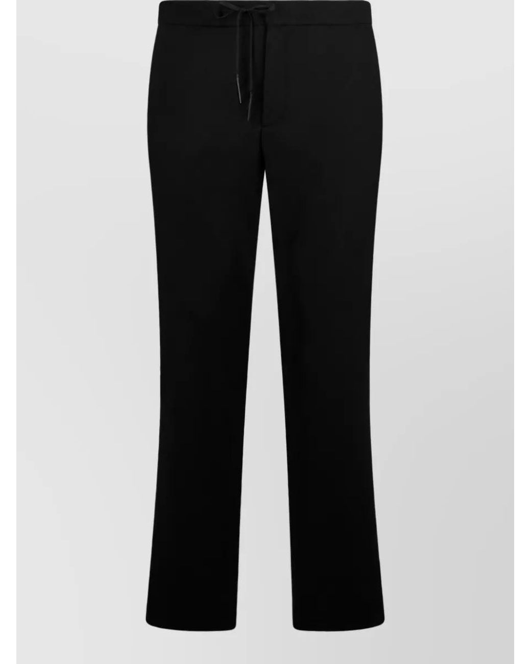 Maison Margiela Black Virgin Wool Flared Trousers for men
