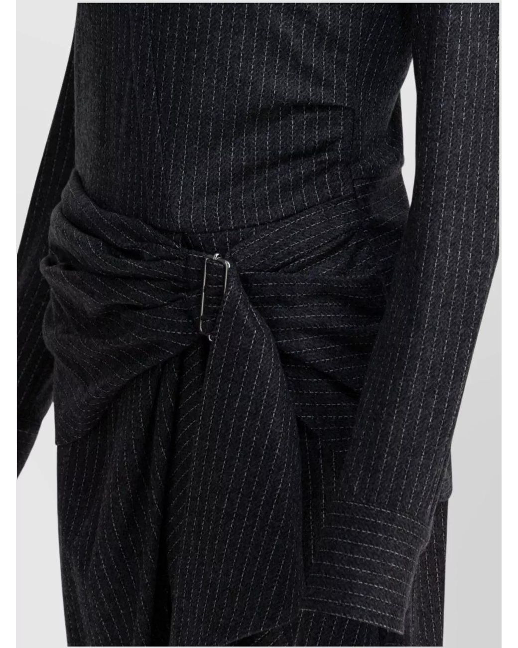 Isabel Marant Blue Virgin Wool Midi Dress