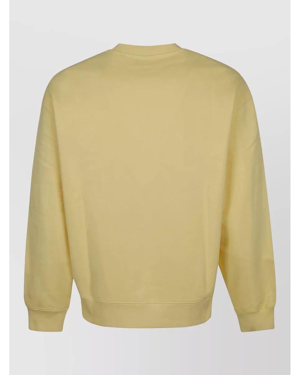 Maison Kitsuné Yellow Organic Cotton Relaxed-Fit Sweatshirt for men