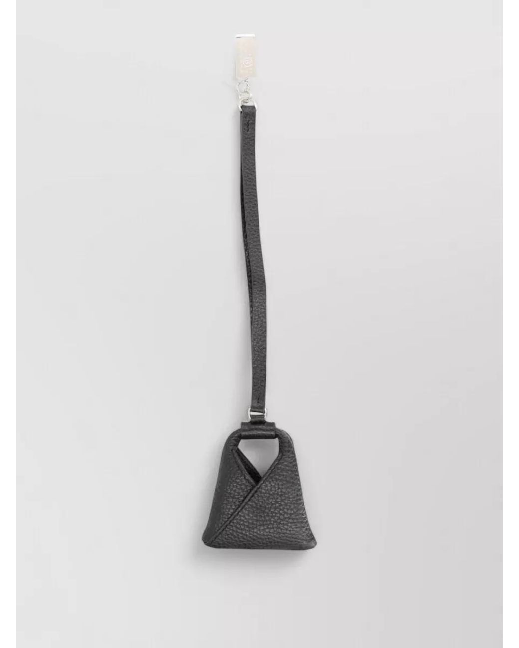 MM6 by Maison Margiela White Japanese Mini Leather Shoulder Bag