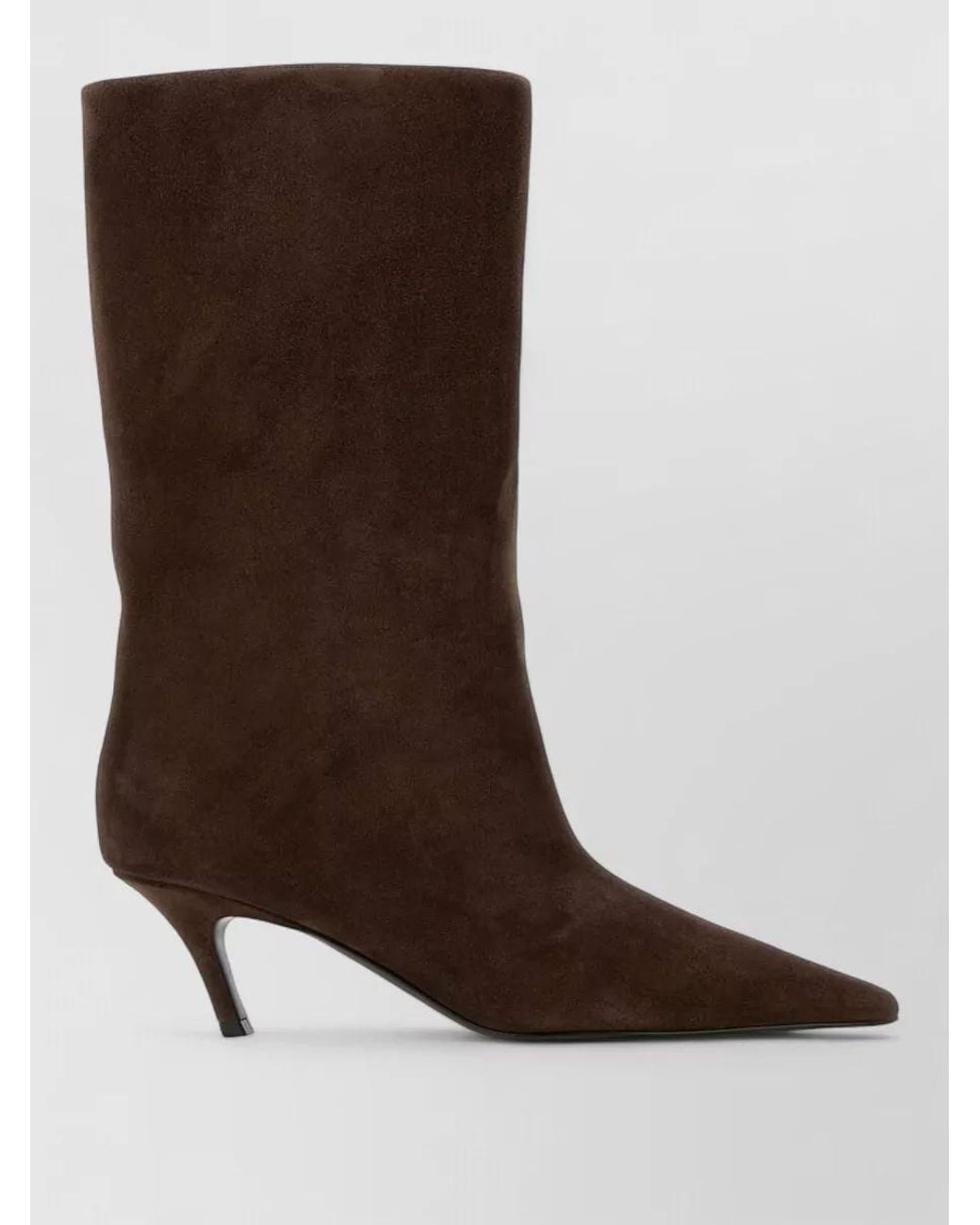 AMINA MUADDI Brown Suede Leather Boots