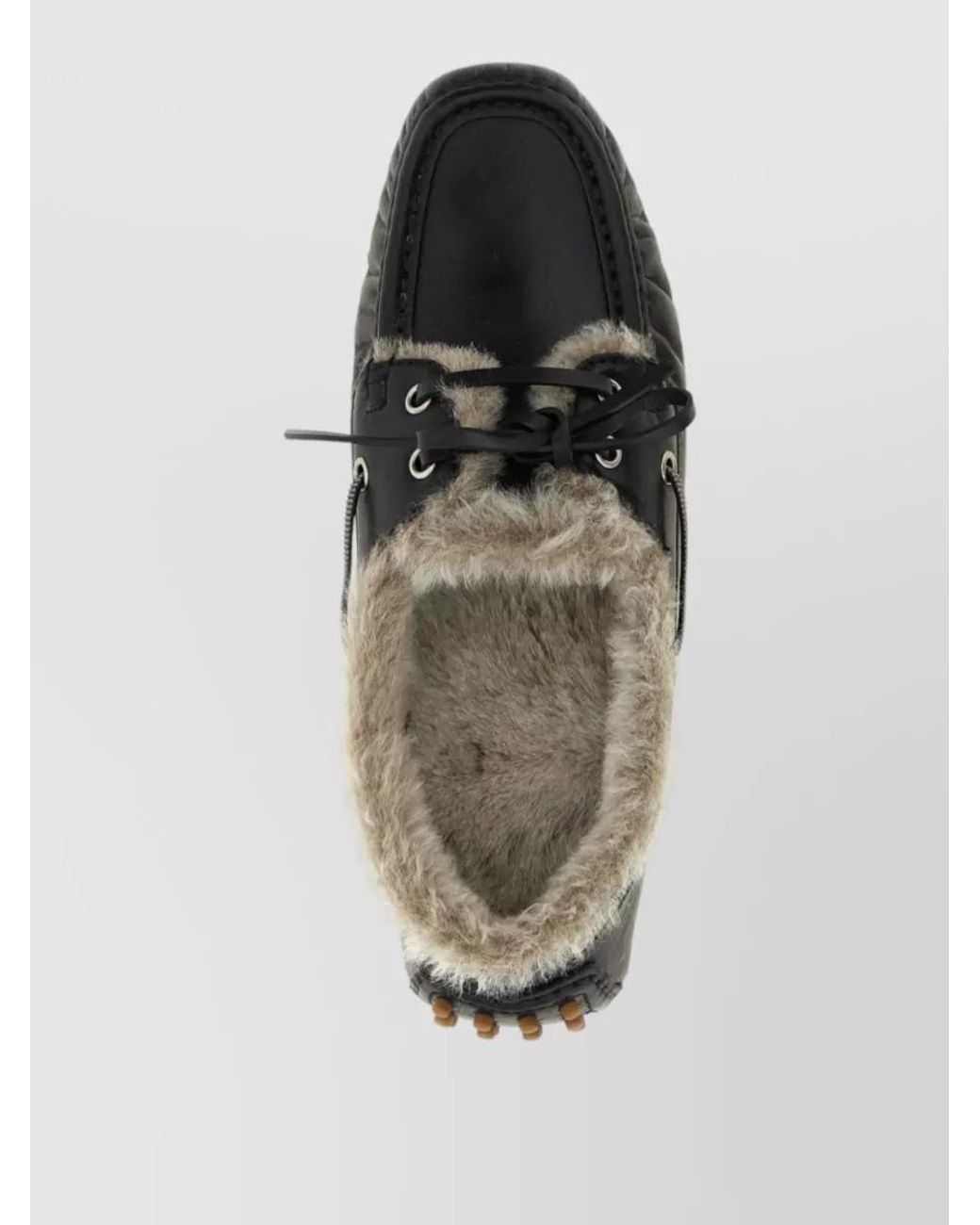 Brunello Cucinelli Black Leather Monile Loafers