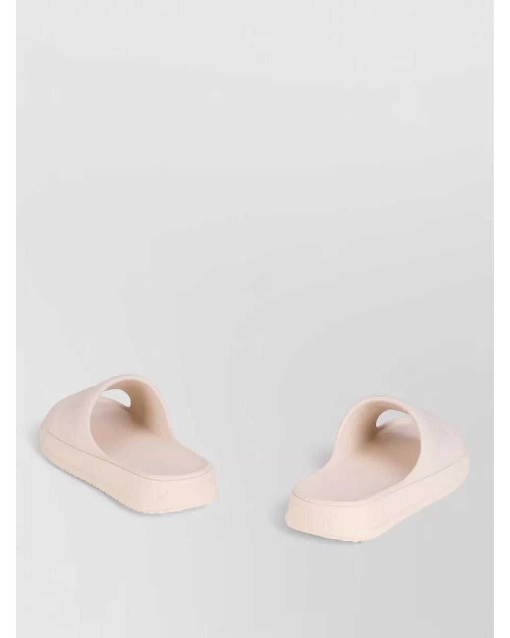 Moncler Pink Embossed Logo Pool Slides
