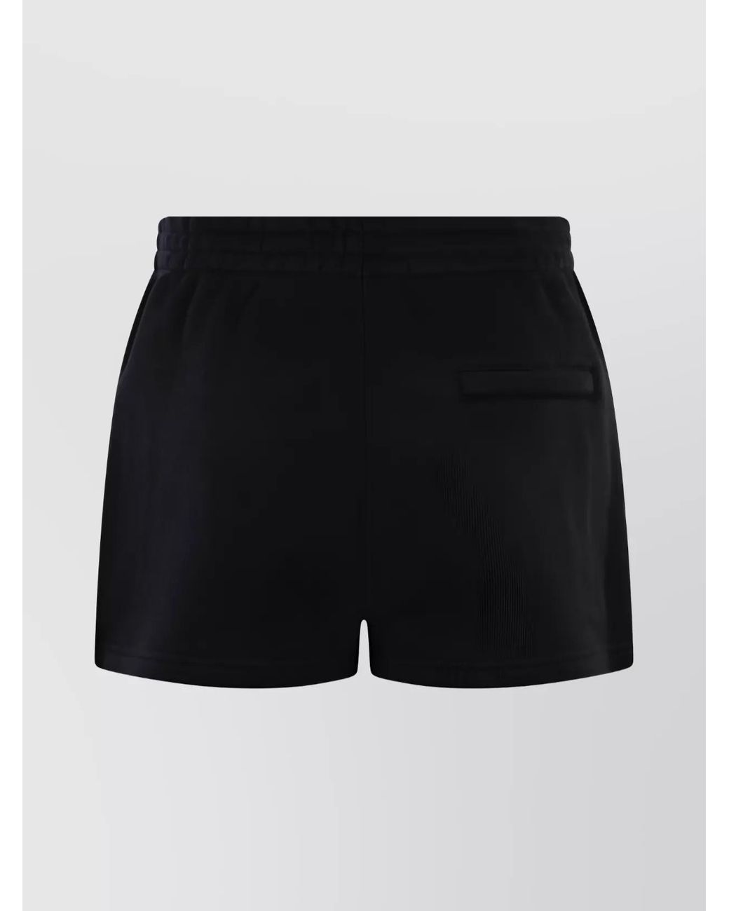 Alexander Wang Black Logo Terry Mini Shorts