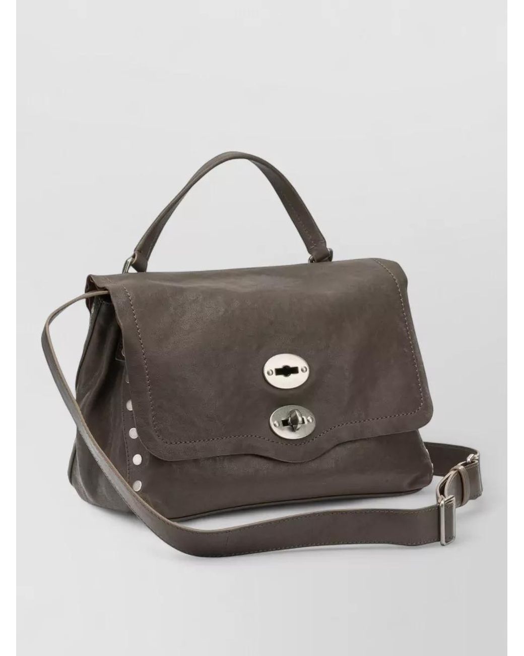 Zanellato Brown Leather Shoulder Bag