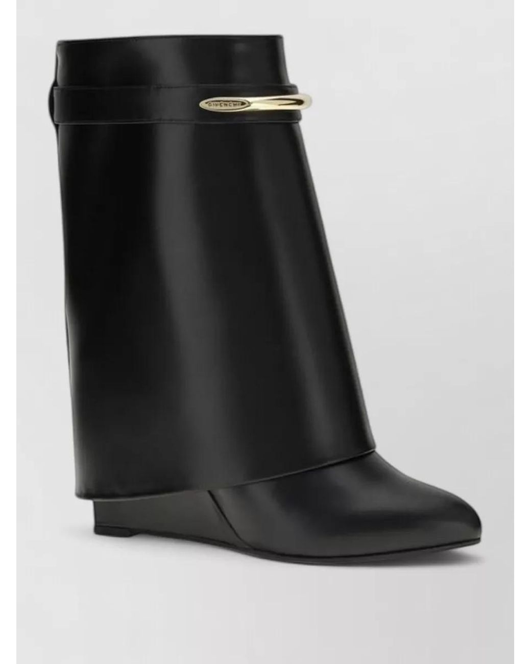 Givenchy Black Calf Leather Ankle Boots