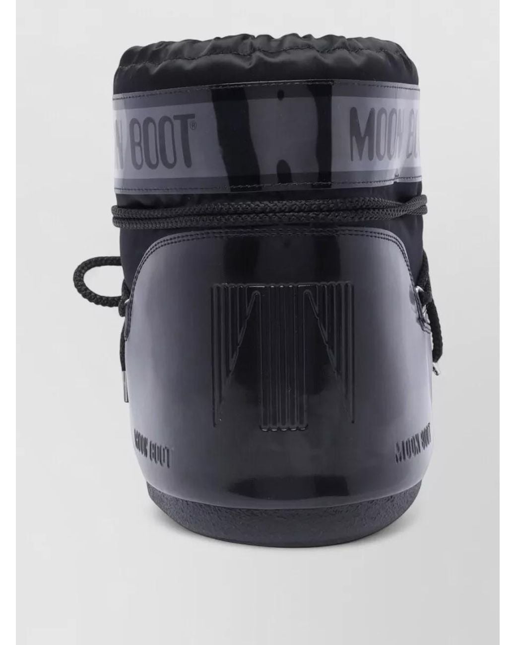 Moon Boot Black Satin Ankle Boots