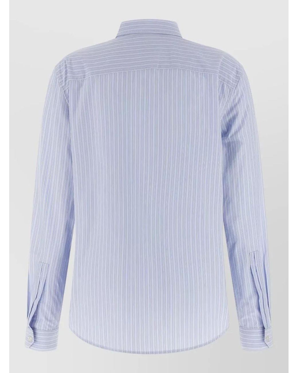 Saint Laurent Blue Cassandre Shirt And Blouse Light