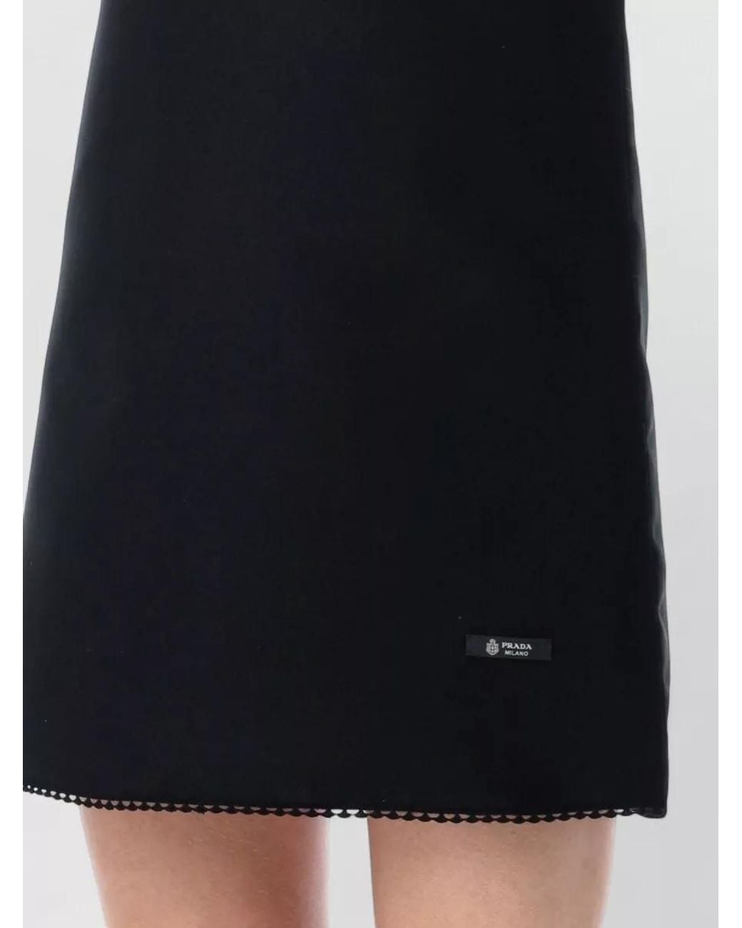 Prada Black Scuba Mini Dress