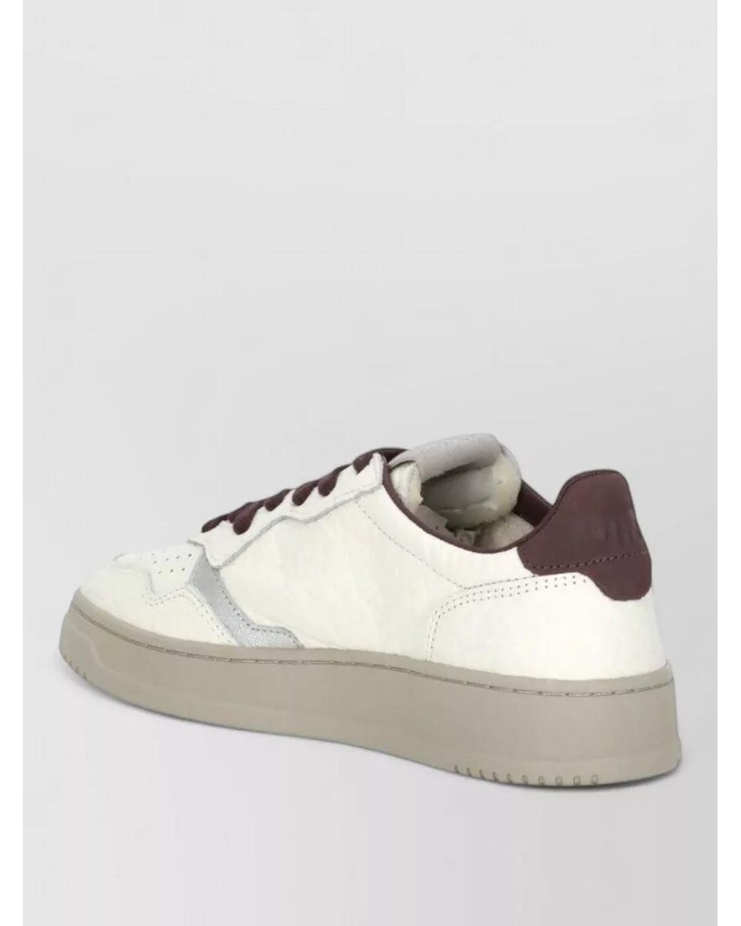 Autry Multicolor Leather Low Top Lace-Up Sneakers