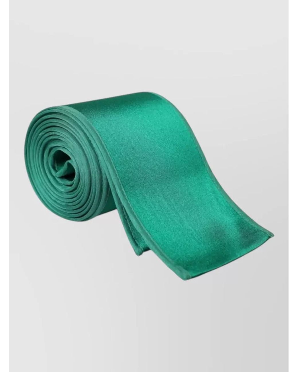 Dolce & Gabbana Green Silk Satin Waist Belt