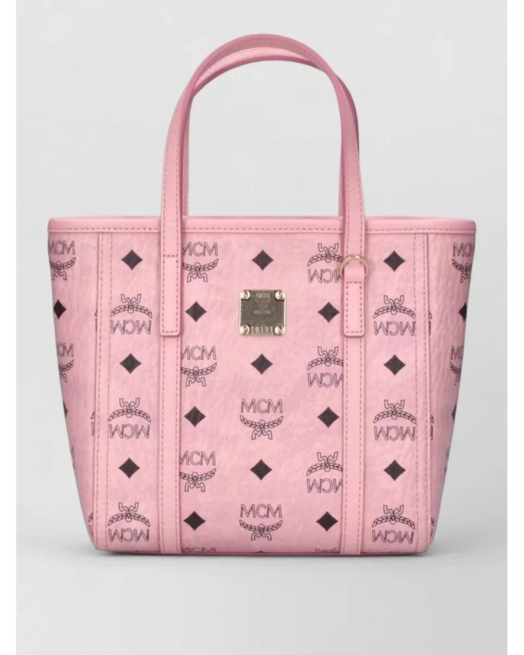 MCM Pink Mini Toni Tote Bag