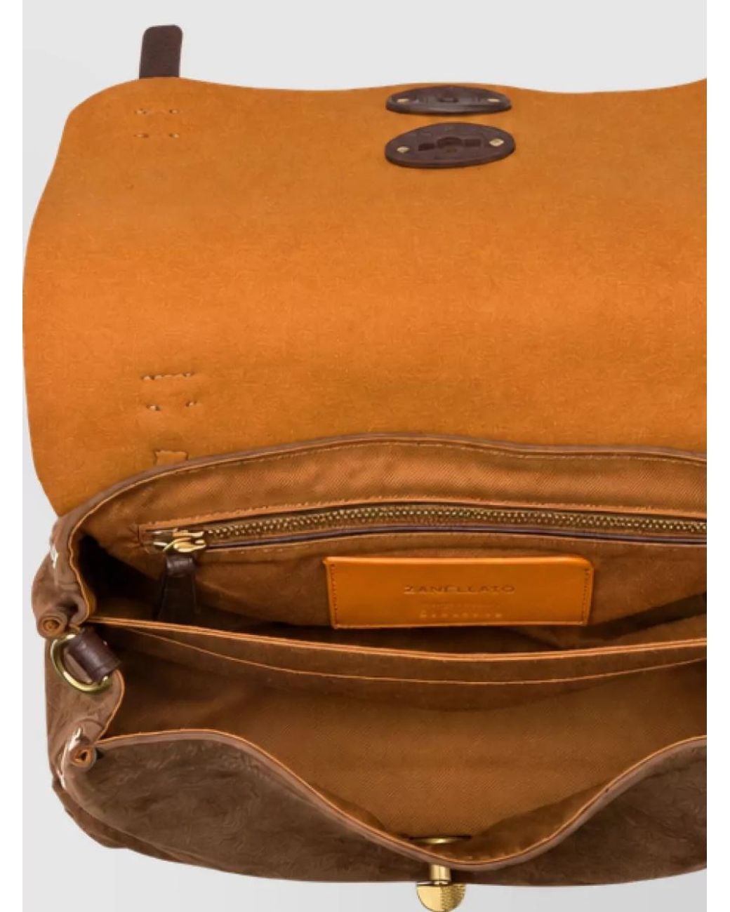 Zanellato Brown Leather Shoulder Bag