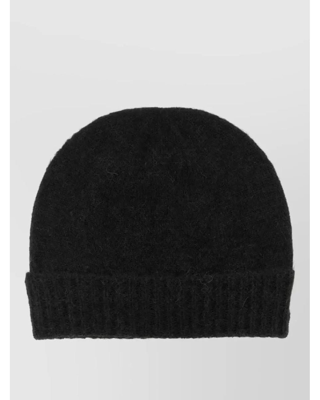 Vivienne Westwood Black Ribbed Beanie