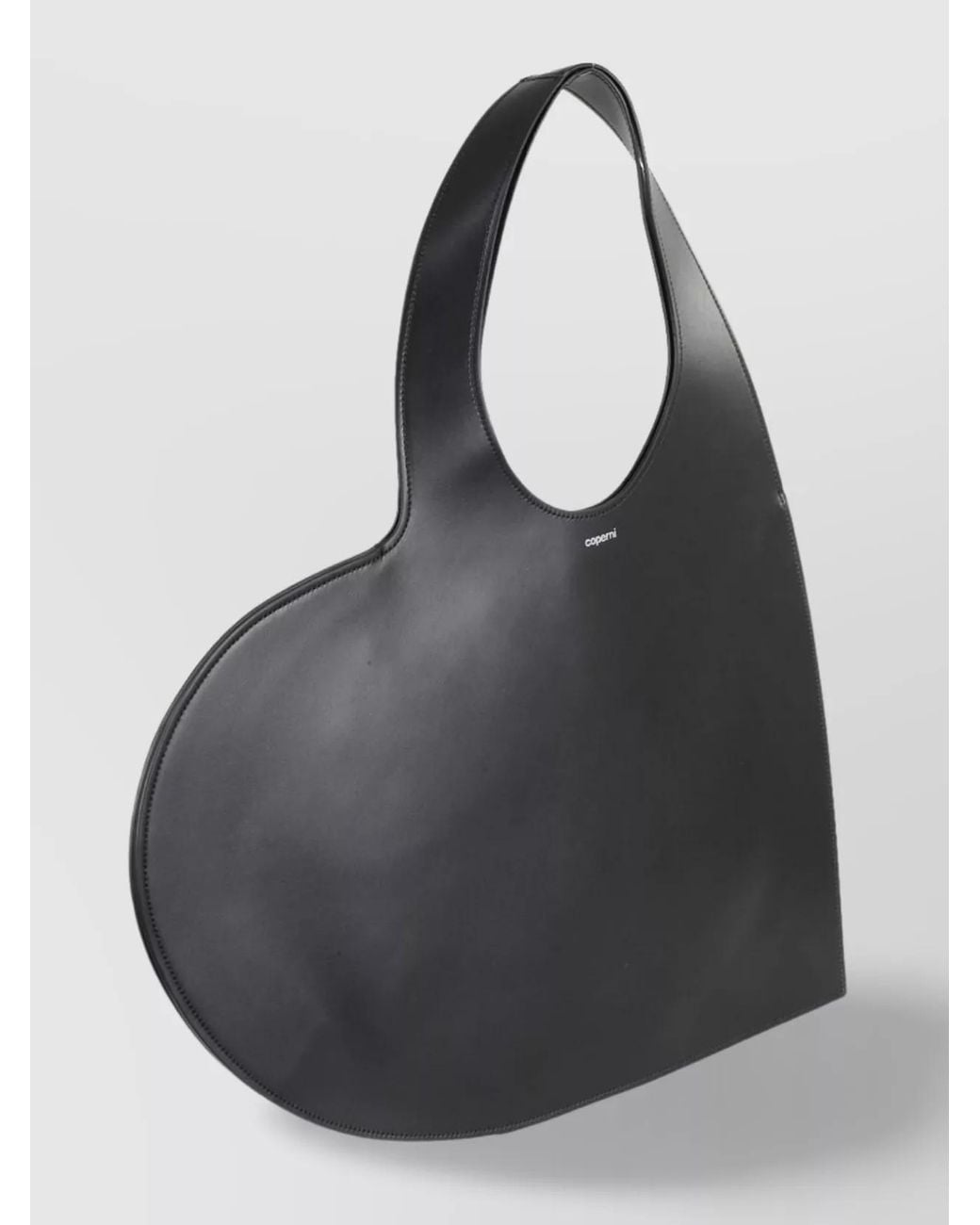 Coperni Black Heart Leather Tote Bag