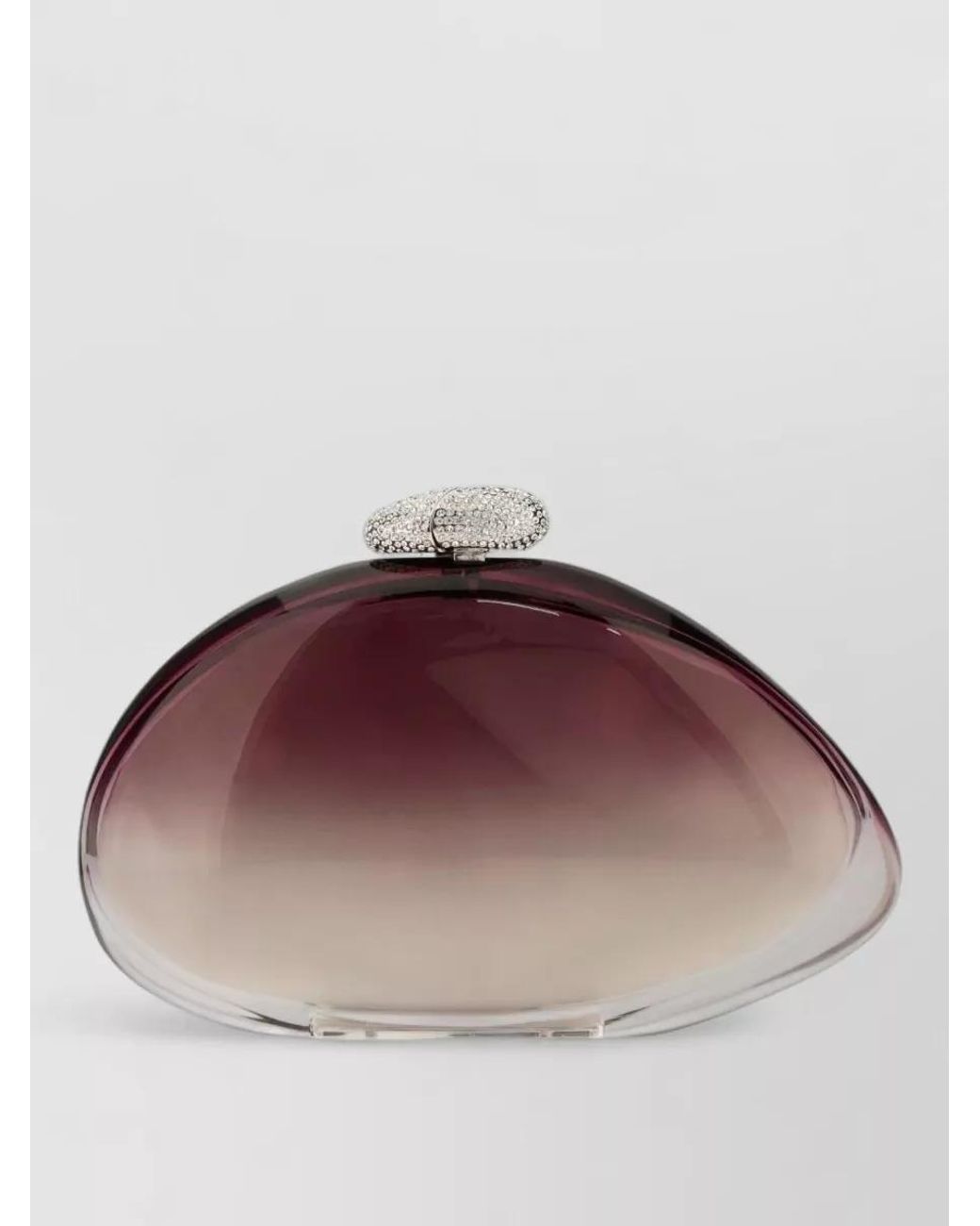Benedetta Bruzziches Brown Methacrylate Clutch Bag