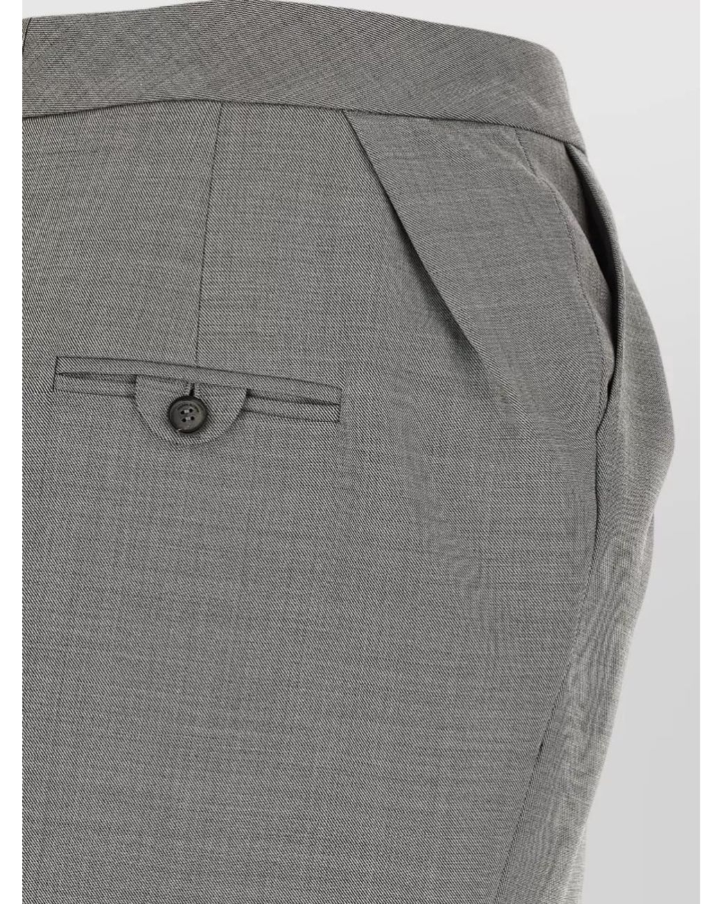 Magda Butrym Gray Wool Mini Skirt