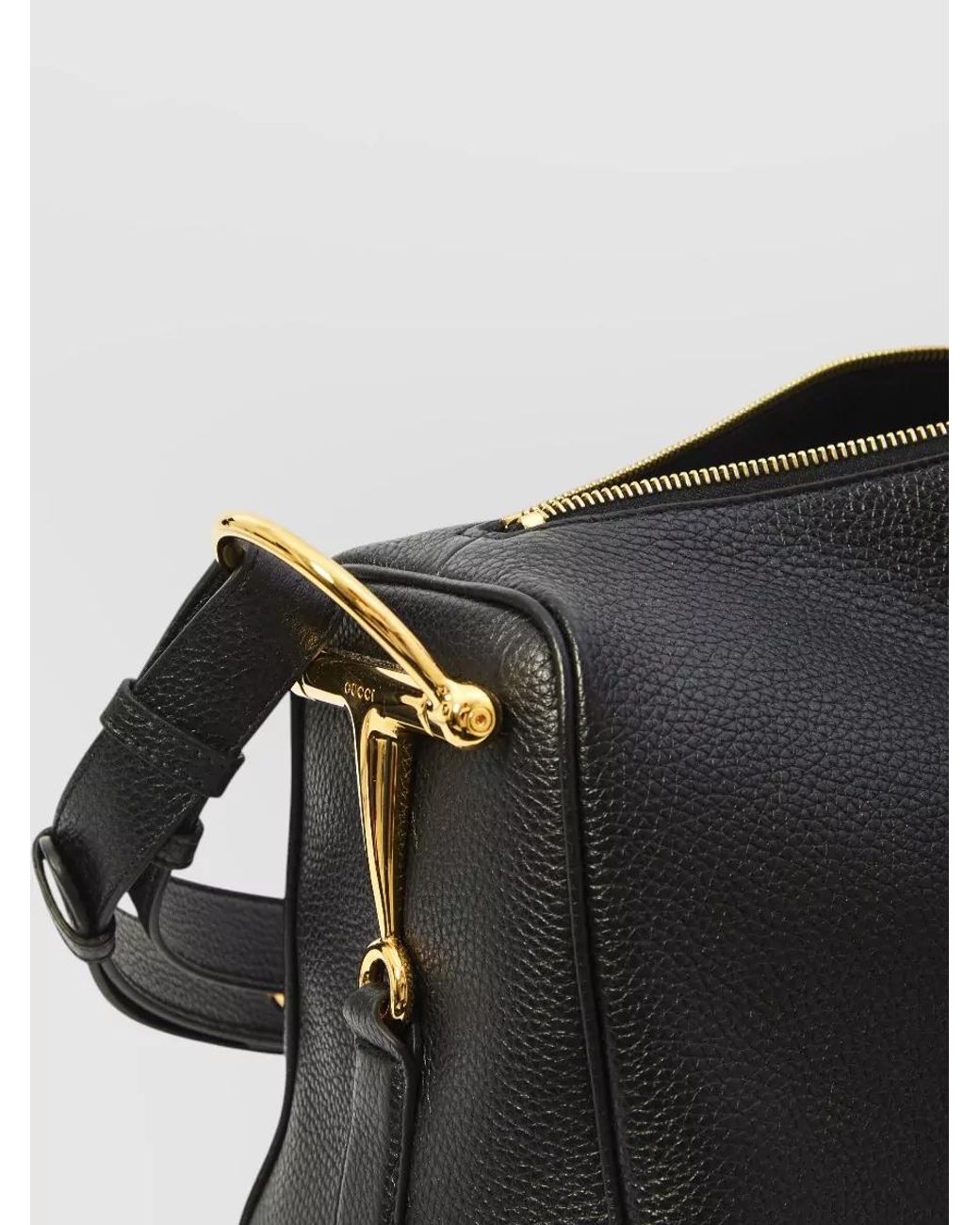Gucci Black Horsebit 1955 Calfskin Shoulder Bag