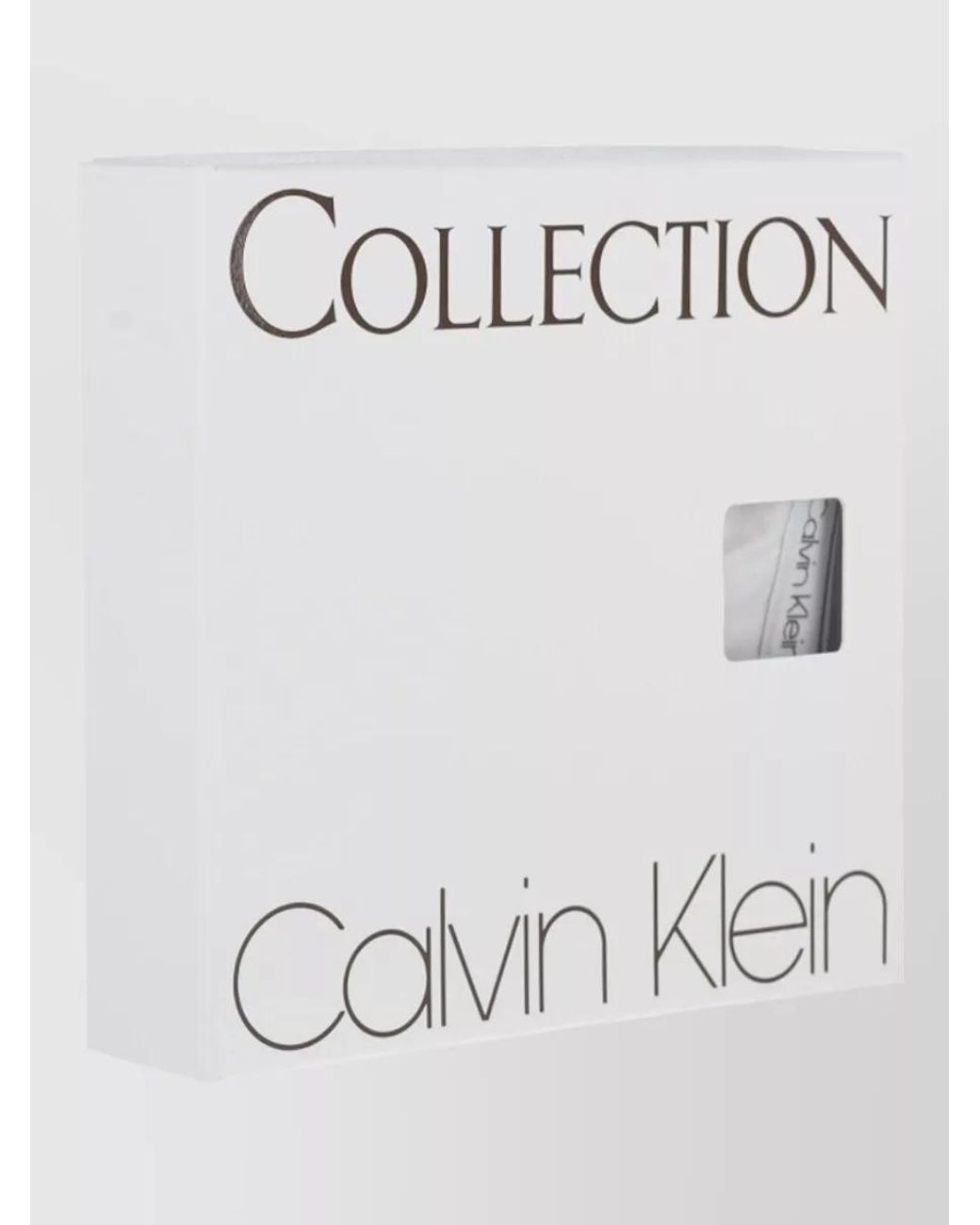 Calvin Klein Gray Straight-Leg Trousers